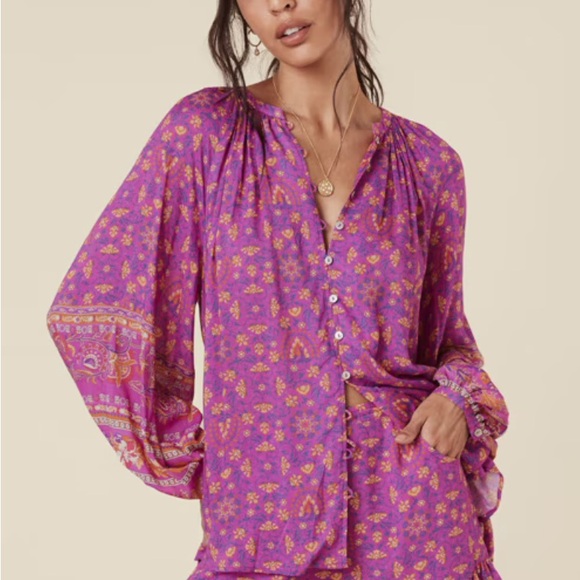 Spell Madame Peacock Blouse - Picture 1 of 7